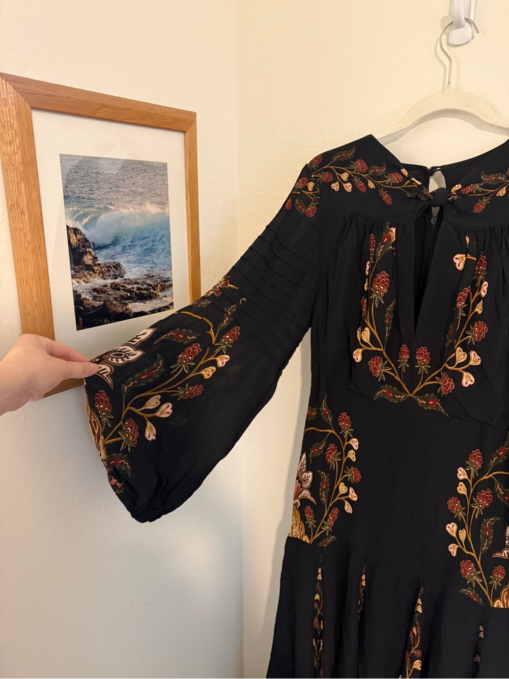 Farm Rio Berry Garden Long Sleeve Dress - Picture 5 of 7